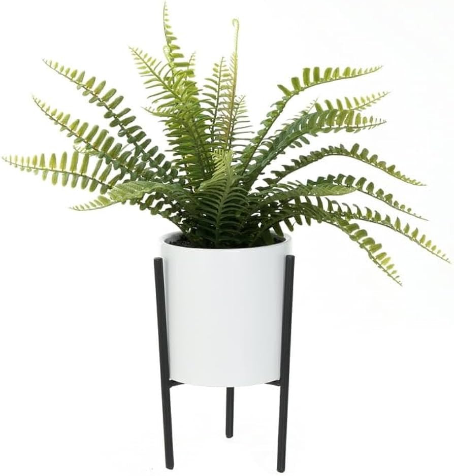 SEDLAV "13" Green Artificial Fern Plant in Pot with Stand - Lifelike Indoor Décor - artificial f... | Amazon (US)