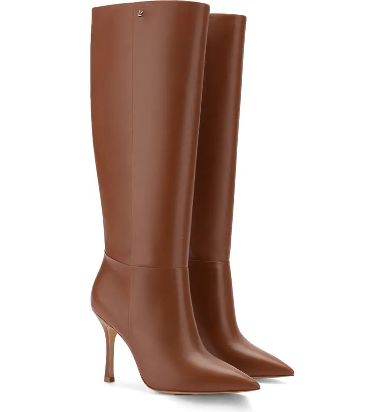 LARROUDE Kate Pointed Toe Knee High Boot | Nordstrom | Nordstrom