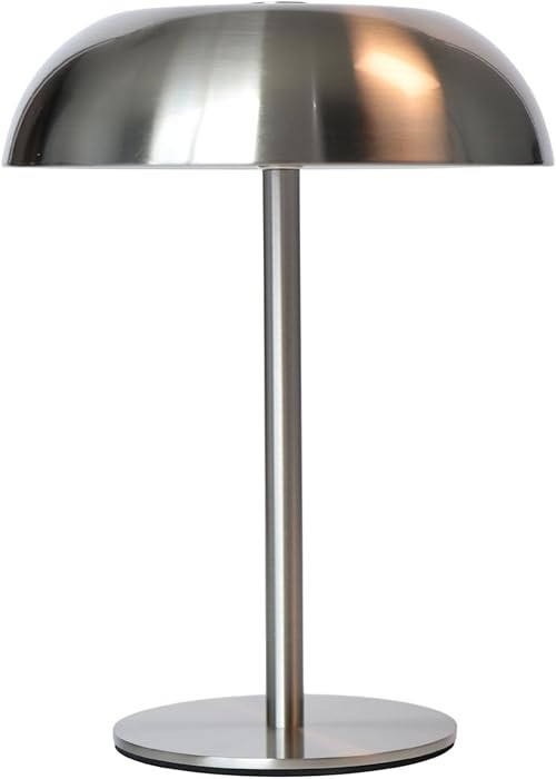 Portable LED Mushroom Table Lamp, Cordless Desk Night Light with 5200mAh Rechargeable Battery, St... | Amazon (US)
