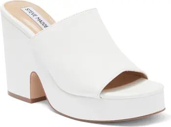 Steve Madden Objective Chunky Platform Open Toe Mule | Nordstromrack | Nordstrom Rack