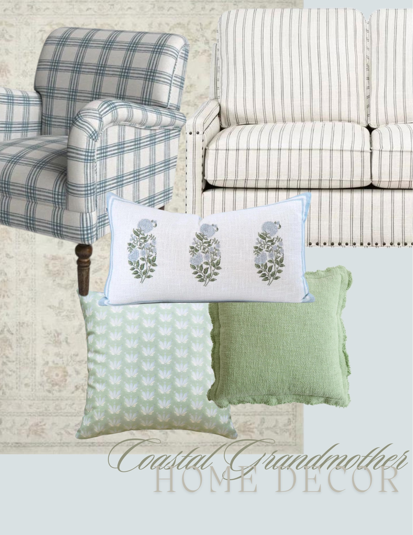 Pattern mixing and fresh colors for summer 

#LTKStyleTip #LTKHome