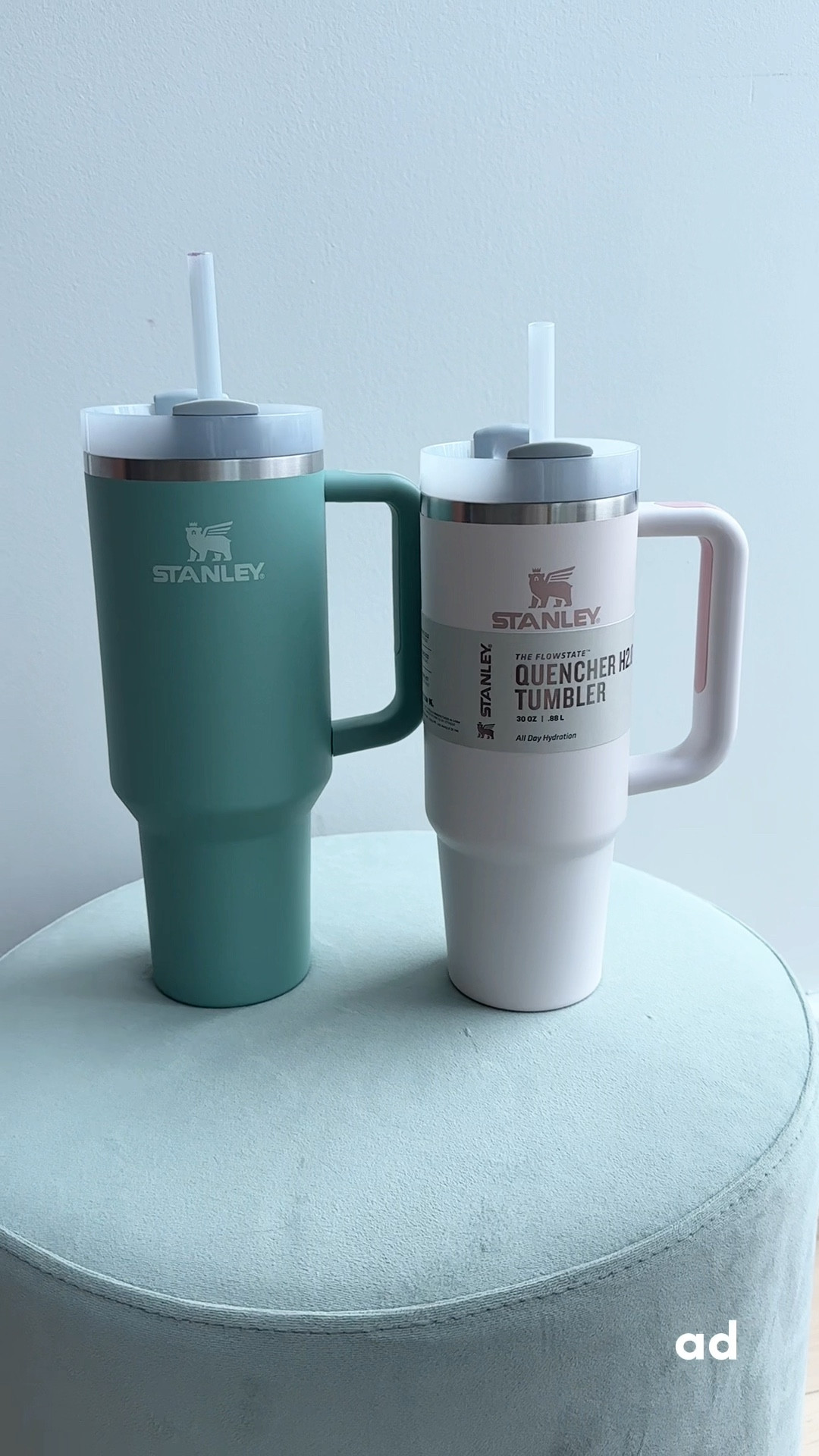 Advertising Stanley Quencher H2.O FlowState Tumblers (30 Oz.), Travel Mugs