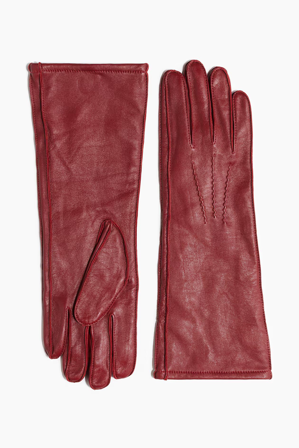Long Leather Gloves | H&M (US + CA)