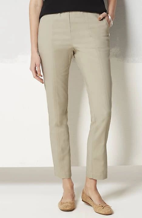 Essential Cotton-Stretch Pants | J. Jill