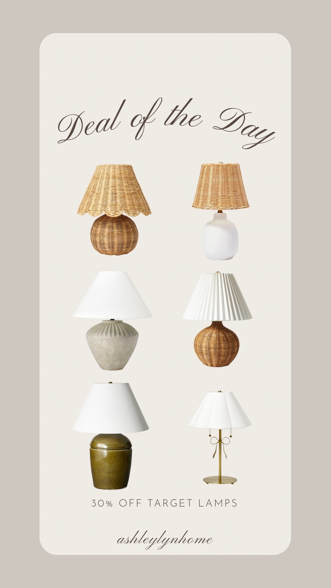 Now is a great time to buy if you’ve had your eye on any of these lamps from Target. They’re currently on sale 30% off.

#LTKHome #LTKSaleAlert