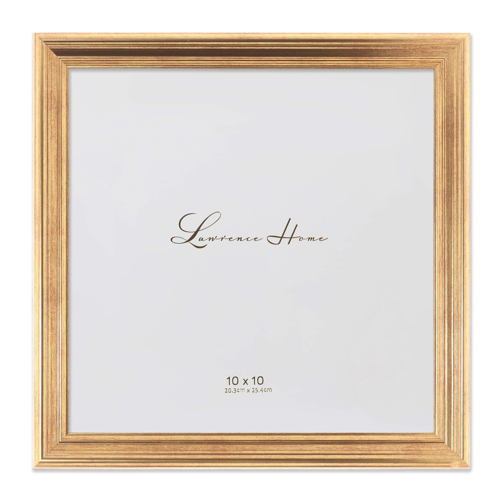 Amazon.com - Lawrence Frames 536210 10x10 Sutter Burnished Gold Picture Frame | Amazon (US)