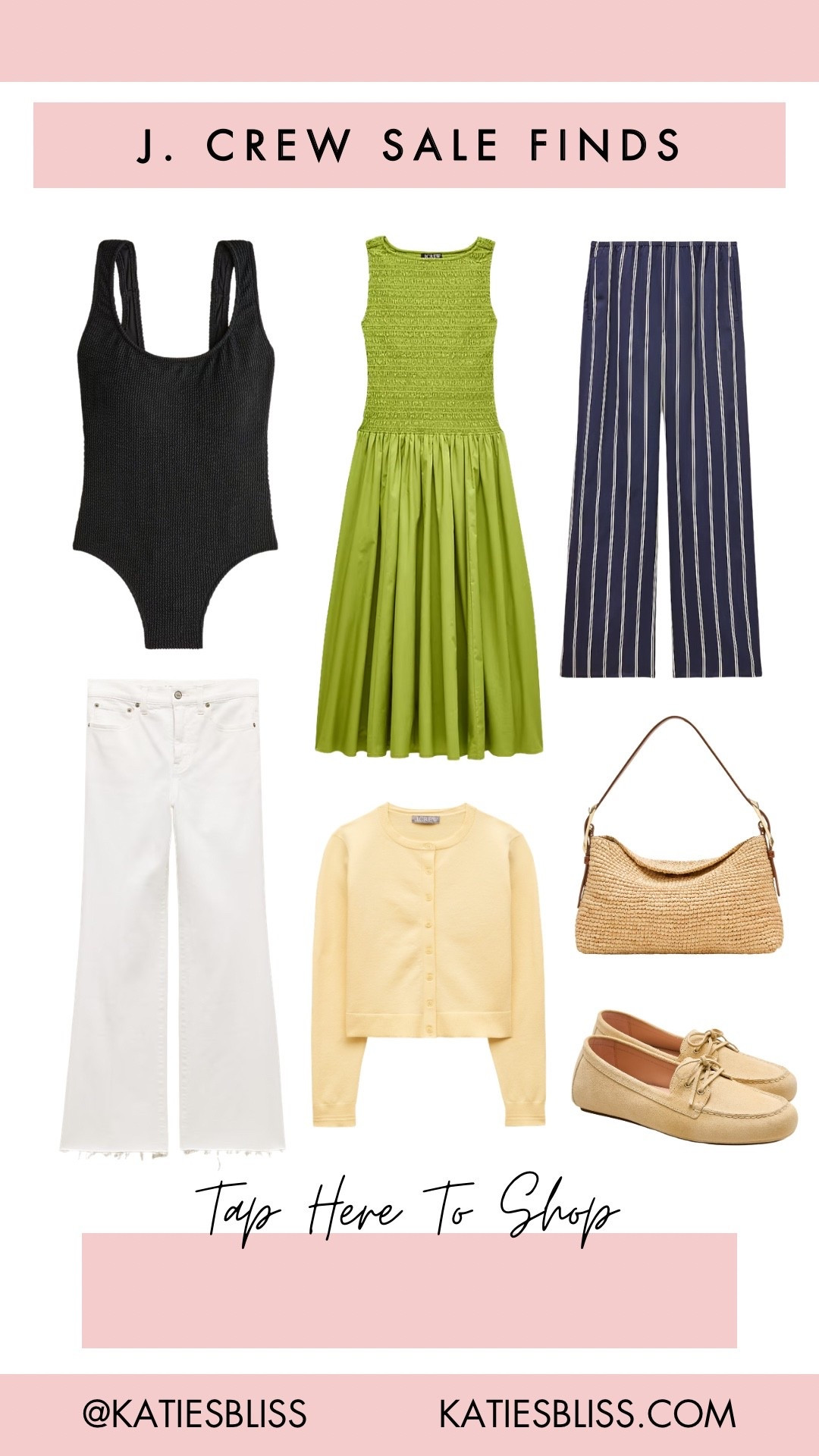 J. Crew spring sale finds 🤍

Sale. Deal. Markdown. Spring. Summer. Butter yellow. Cardigan. Bathing suit. Boat shoes. Smock dress. 



#LTKSeasonal #LTKSaleAlert