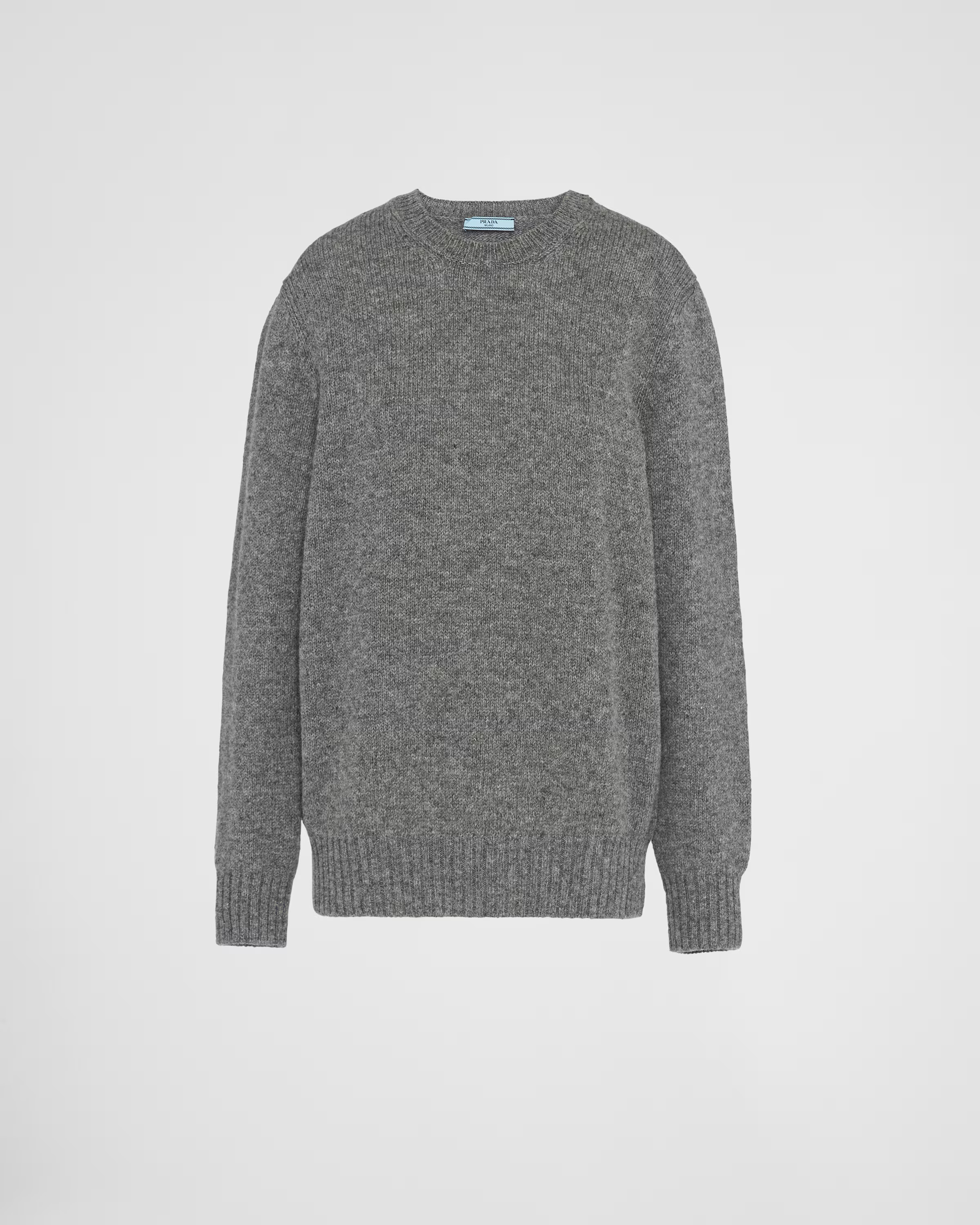 Wool and cashmere crew-neck sweater | Prada INT