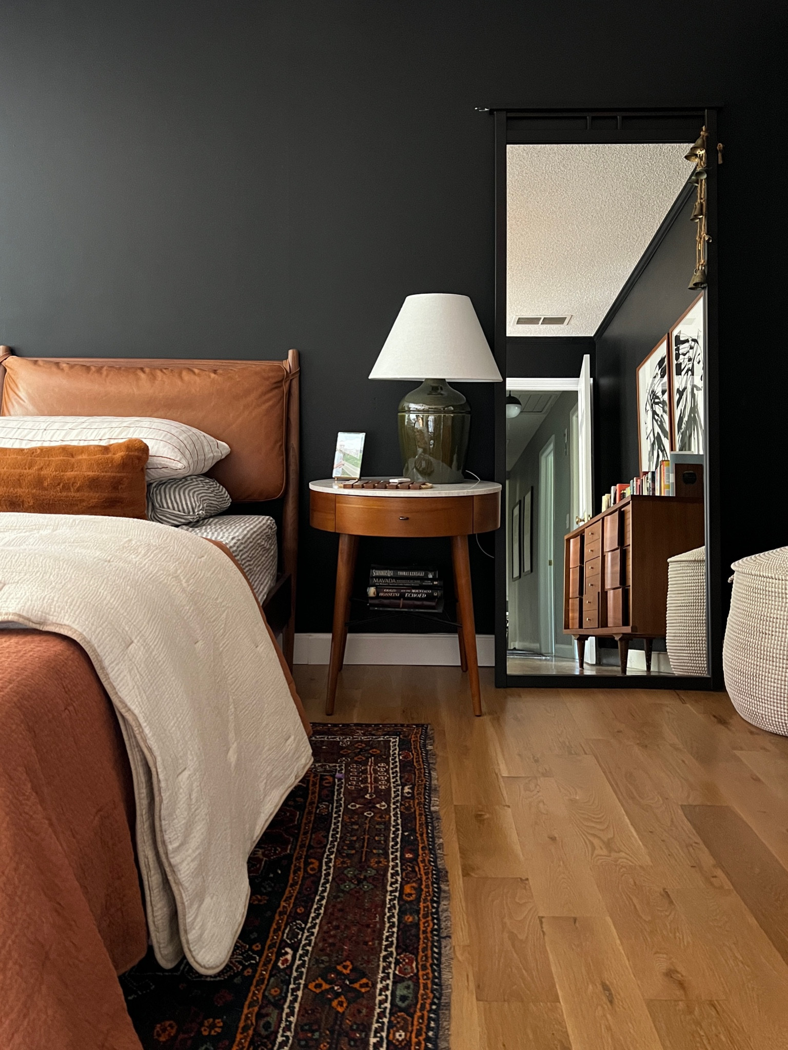 Cutest green ceramic lamps in our bedroom. 

#LTKFindsUnder100 #LTKHome