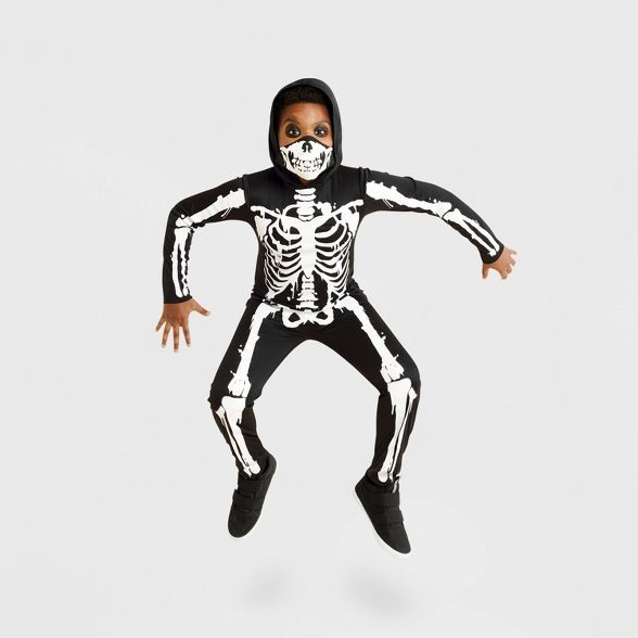Kids' Skeleton Halloween Costume Jumpsuit - Hyde & EEK! Boutique™ | Target