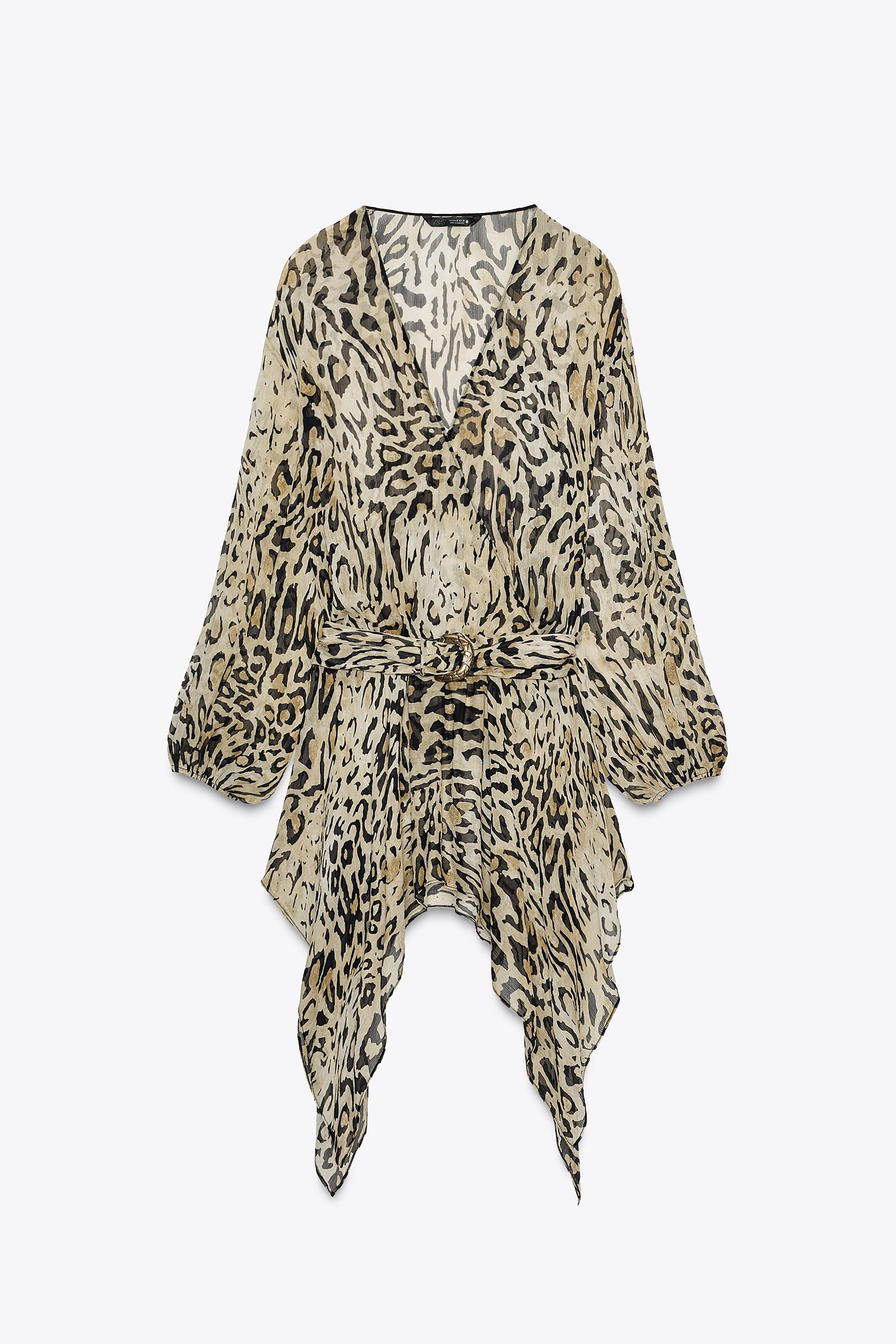 ZW COLLECTION ANIMAL PRINT TOP | Zara US