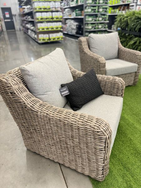 Back in stock!! 
New Walmart Better Homes & Gardens Bellamy 2-Pack Outdoor Club Lounge Chairs Gray Cushions with Patio Cover! 😍 comes in other combinations with love seat and more chairs. 

Outdoor chairs 
Walmart patio set 
Patio furniture

#LTKSeasonal
