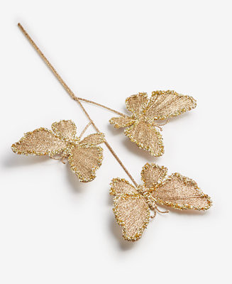 Holiday Lane Enchanted Forest Butterfly Pick Ornament, Macy's Exclusive - Macy's | Macy's