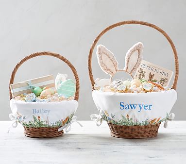 Peter Rabbit™ Easter Basket Liners | Pottery Barn Kids
