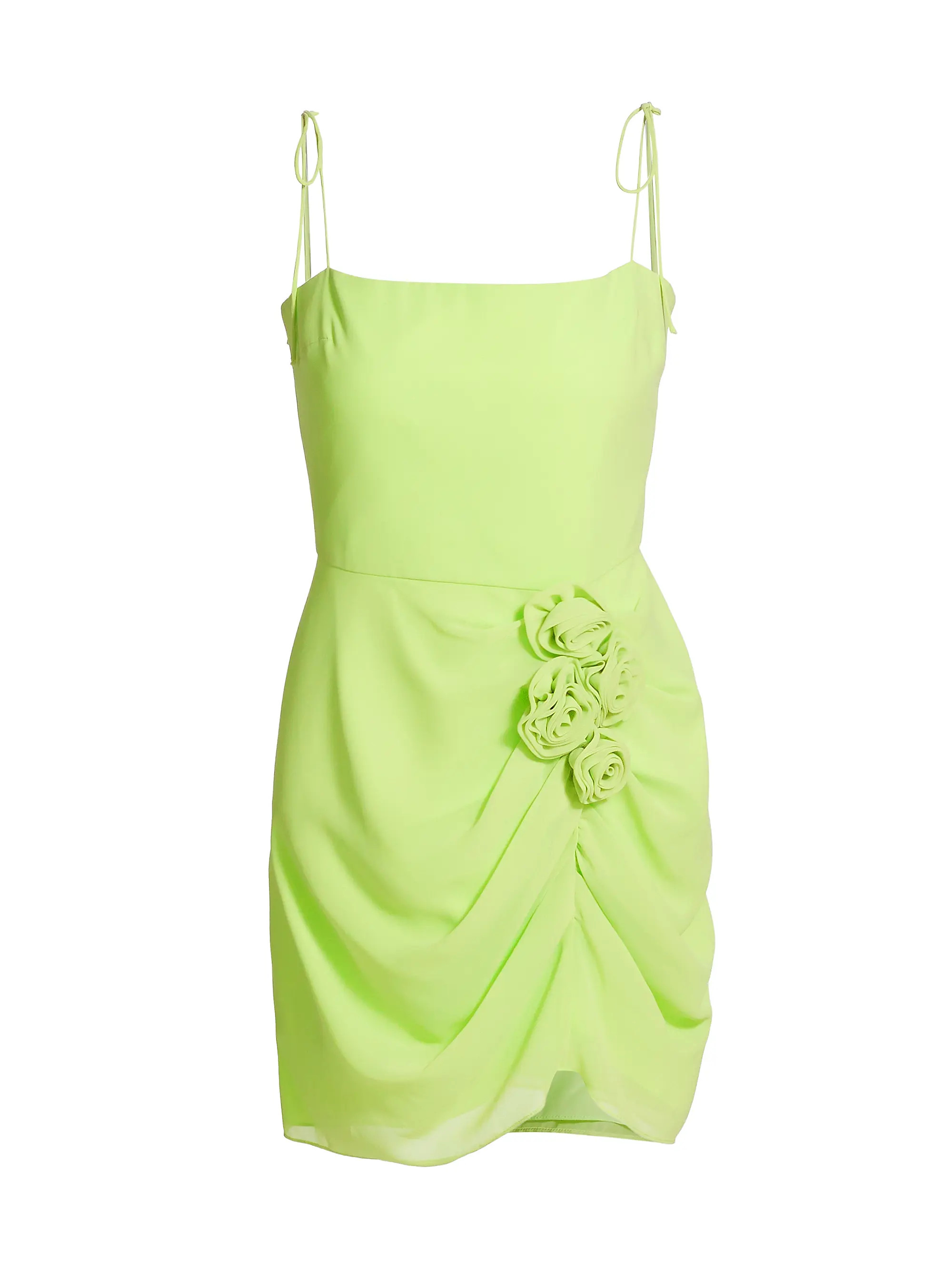 Holly Rosette Minidress | Saks Fifth Avenue