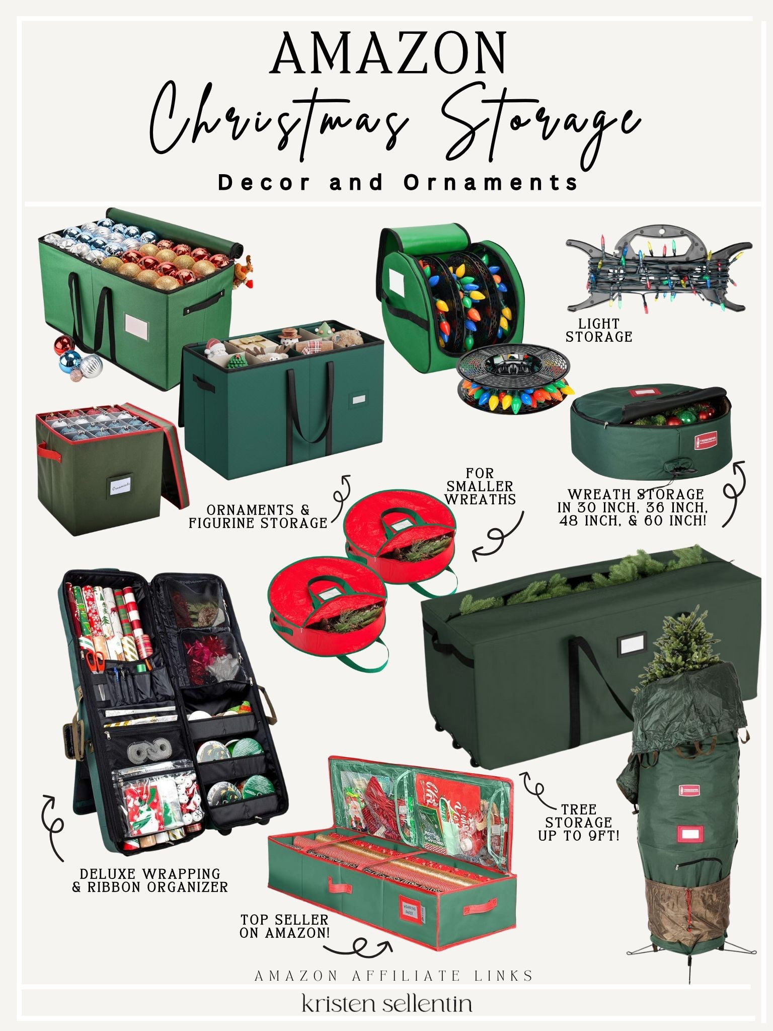 Amazon Christmas Storage for Decor and Ornaments. Most on sale now! 

 

#LTKHoliday #LTKHome #LTKSaleAlert