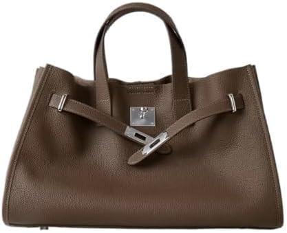 Leather Totes Handbag Shoulder Bag Sling Hobo Commuter Crossbody Bag Large Capacity Locker Versat... | Amazon (US)