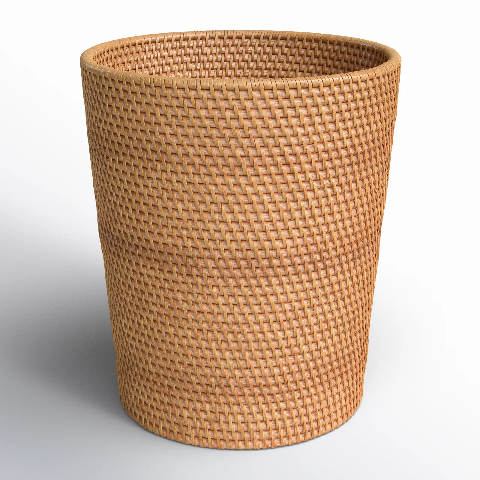 Goodfield Wicker Open Waste Basket - 3 Gallons | Wayfair North America