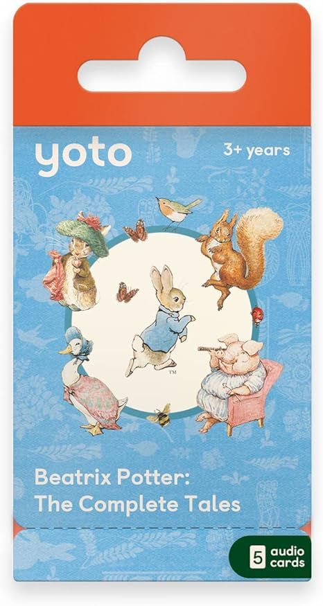 Yoto Beatrix Potter: The Complete Tales – 5 Kids Audiobook Cards for Use Player Mini Bluetooth ... | Amazon (US)