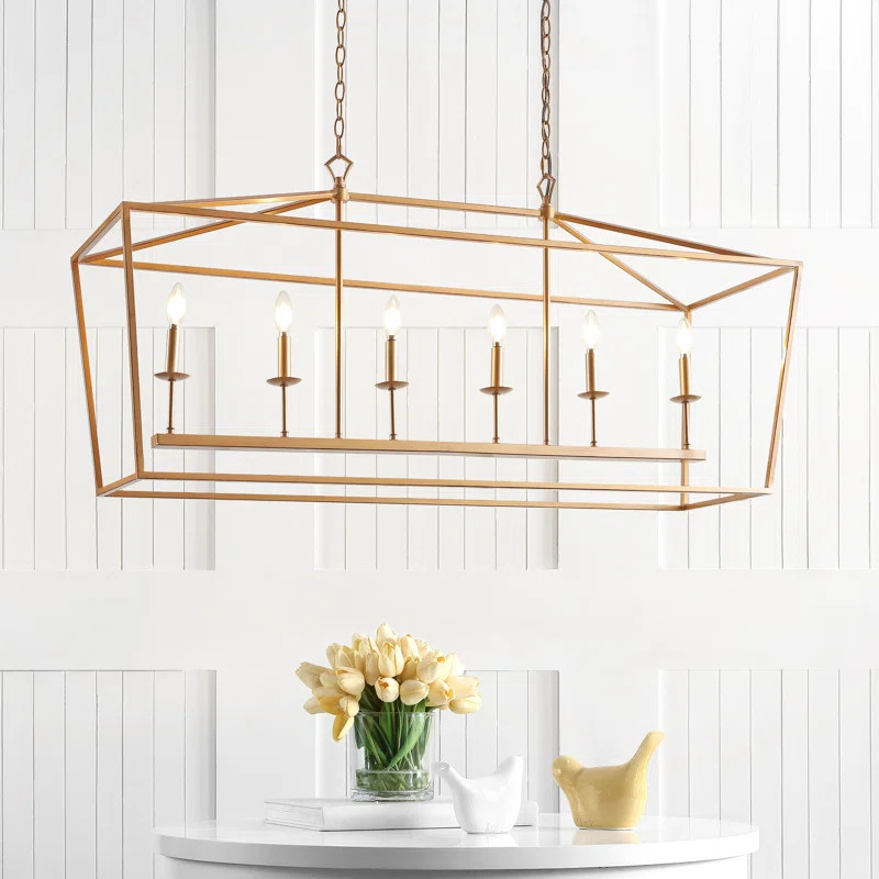 Maggiemae 6 - Light Kitchen Island Linear Pendant | Wayfair North America