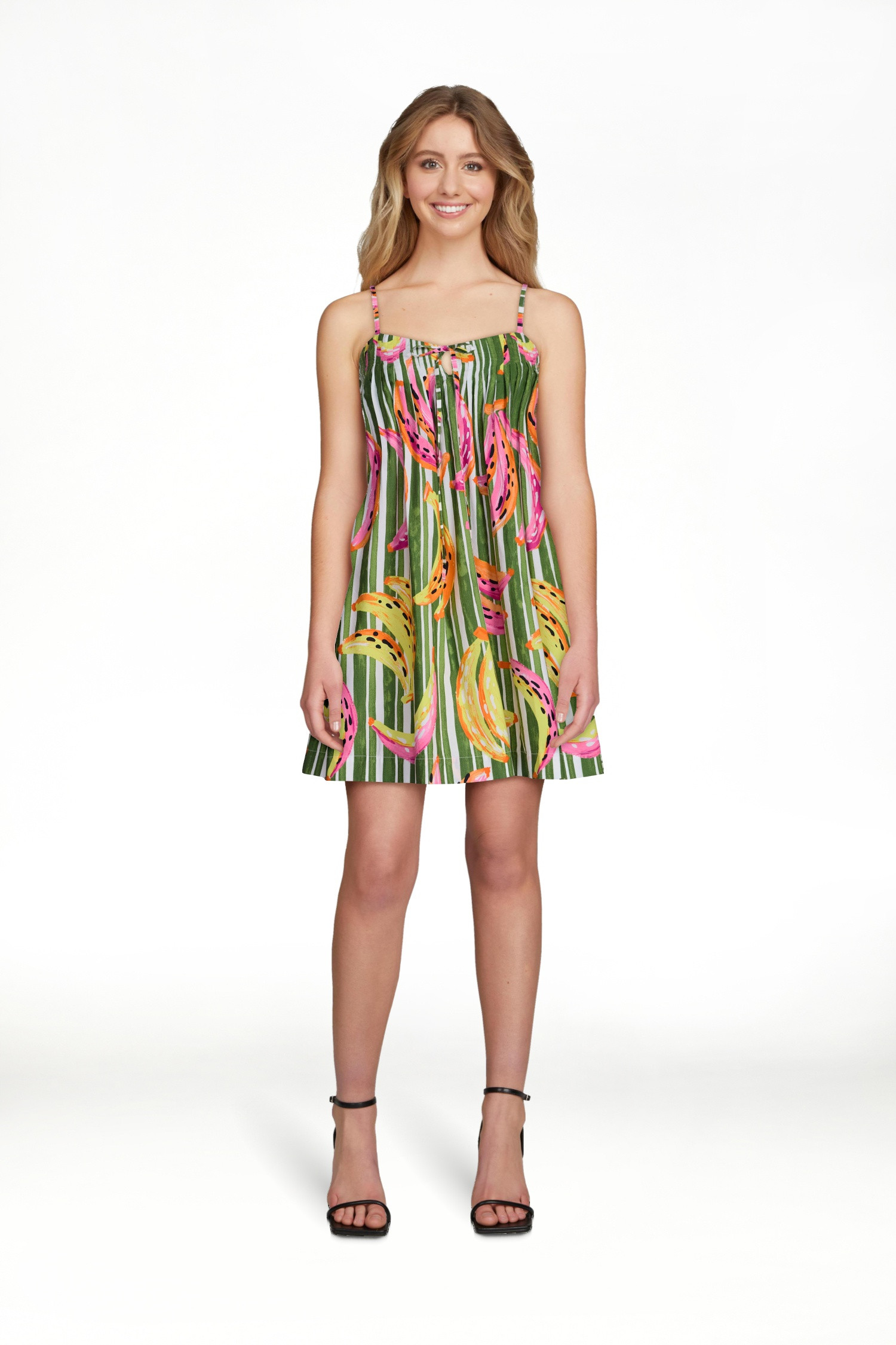 Free Assembly Women's and Women's Plus Cotton Pintuck Mini Dress, Sizes XS-4X | Walmart (US)