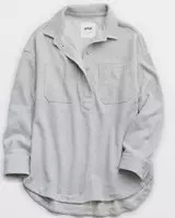 Aerie Popover Polo Sweatshirt | American Eagle Outfitters (US & CA)