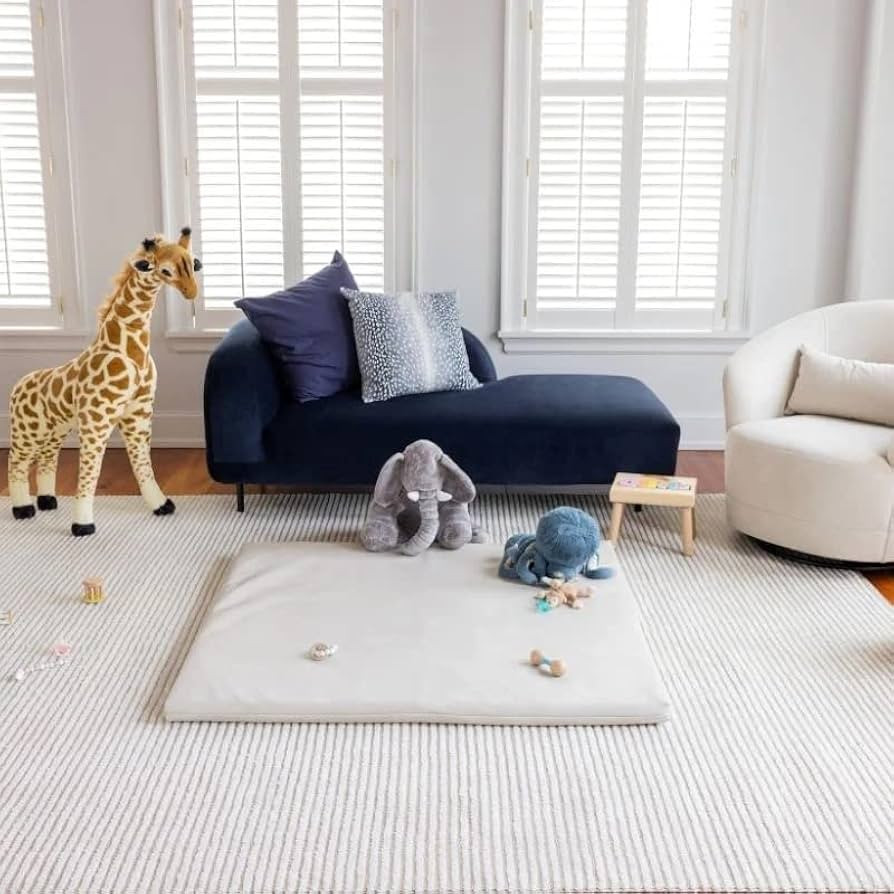 Nurture& Baby Padded Play Mat | Non-Toxic Foam Floor Activity Pad for Babies, Toddlers, Infants |... | Amazon (US)