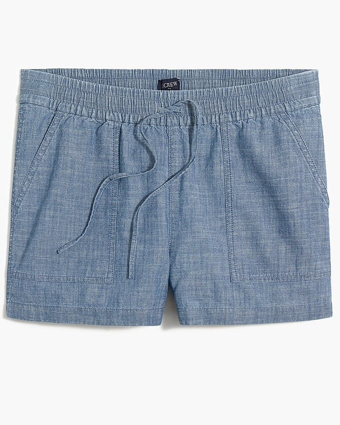 Chambray drawstring short | J.Crew Factory