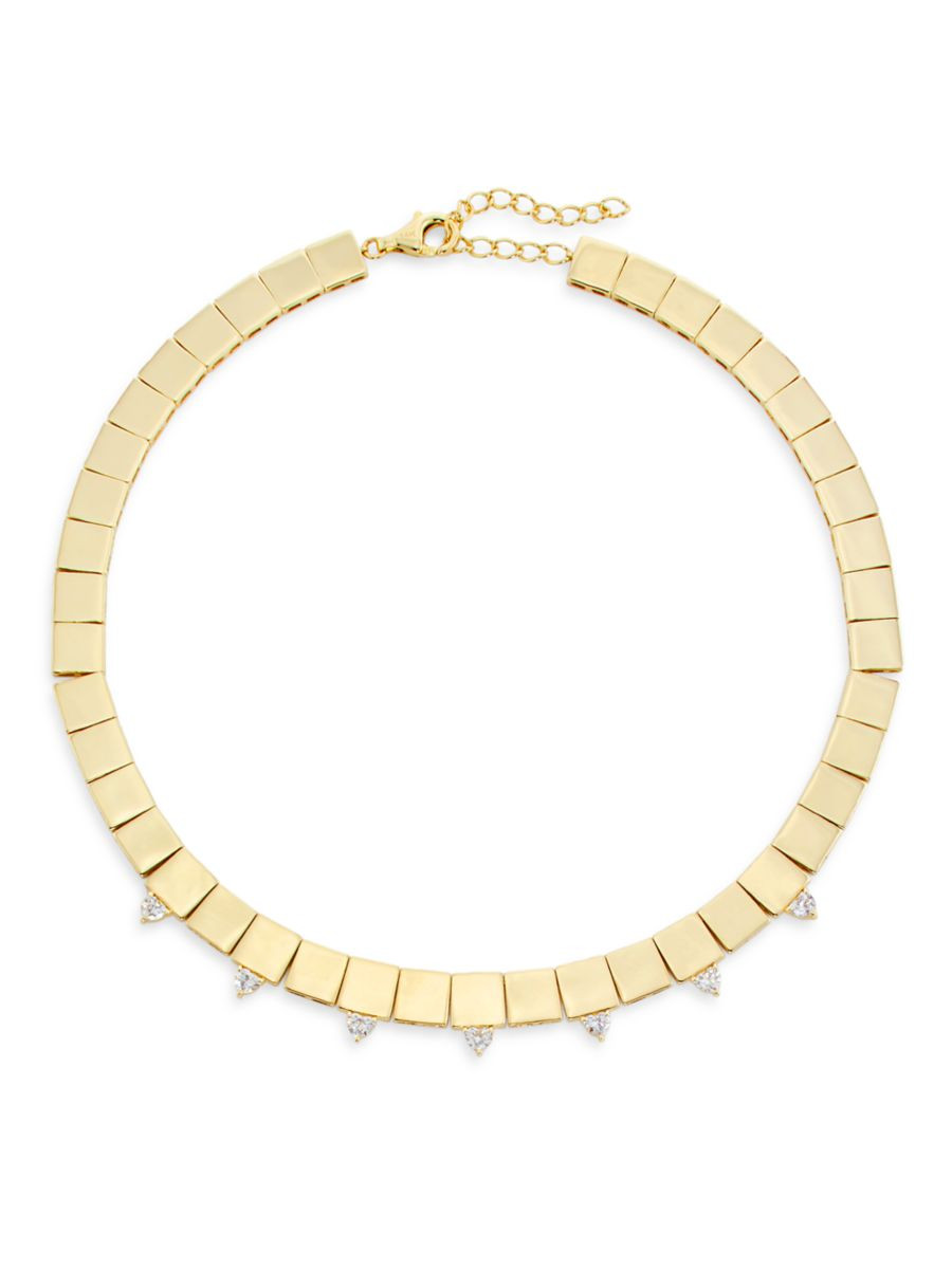 14K Yellow Gold & 1.33 TCW Diamond Choker | Saks Fifth Avenue