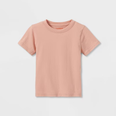 Toddler Solid Washed Short Sleeve T-Shirt - Cat & Jack™ | Target