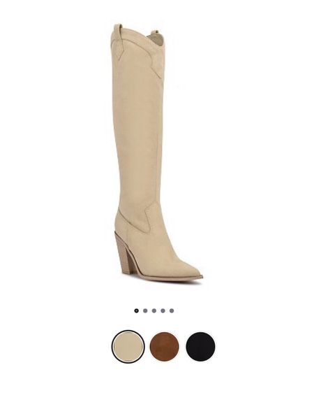 Bone Western Knee High Boots 
#cowboyboots  #westernboots #kneehighboots

#LTKstyletip #LTKSeasonal