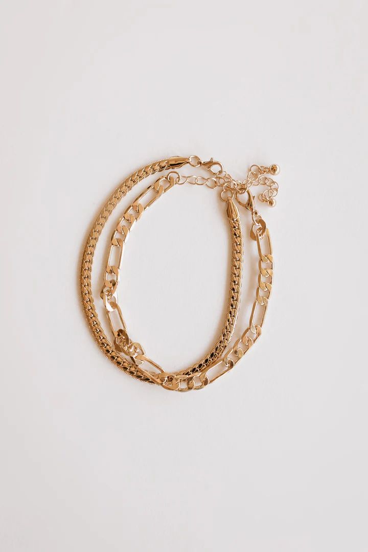 Marmont Chain Anklet  - Gold | THELIFESTYLEDCO