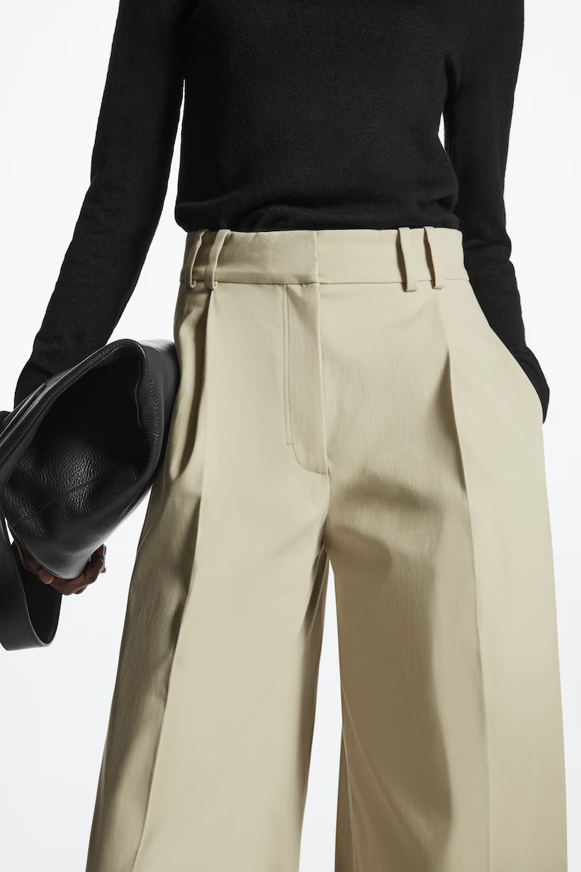PLEATED WIDE-LEG UTILITY PANTS | COS (AU)