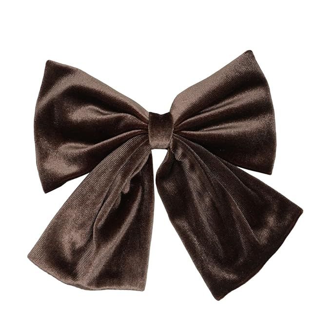 6.5 Inch Large Velvet Hair Bows Clip Big Hair Bow Alligator Clip Hair Barrettes Hair Accessories ... | Amazon (US)