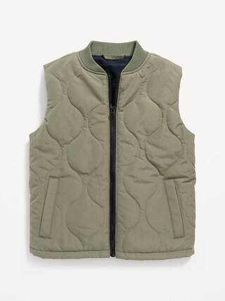 Gender-Neutral Quilted Utility Vest for Kids | Old Navy (CA)