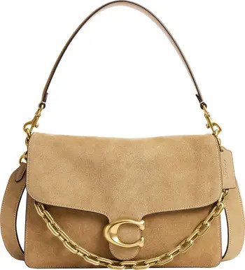 COACH Chain Tabby Suede Shoulder Bag | Nordstrom | Nordstrom