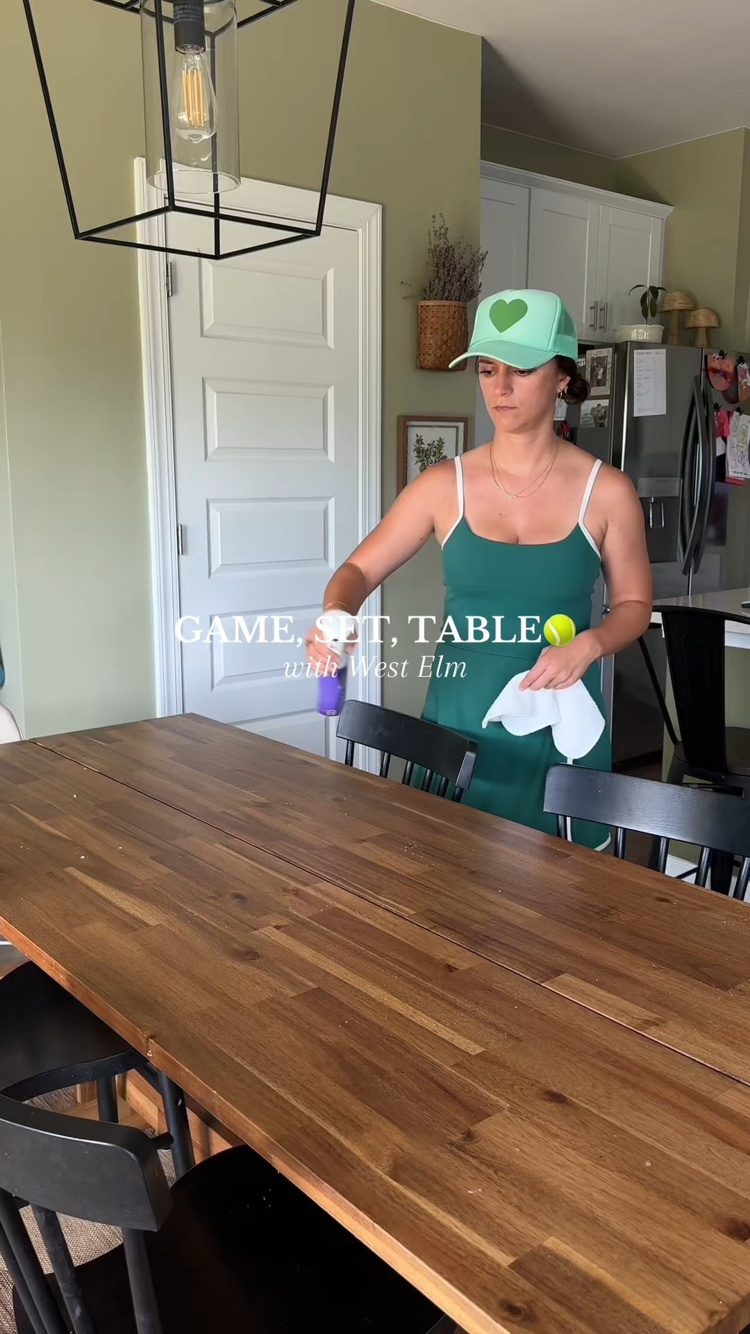 Gifted by west elm🎾 the cutest summer sporty table decor! #WestElmPartner  
#MyWestElm  
#WestElmOutdoor  
#OutdoorDining  
#TablescapeGoals  
#PatioStyle  
#AlFrescoVibes  
#SummerEntertaining  
#OutdoorTablescape  
#ModernHomeStyle  
#ReelHomeInspo  
#EntertainingInStyle  
#TableStyling  
#DesignDetails  
#HomeWithStyle  
