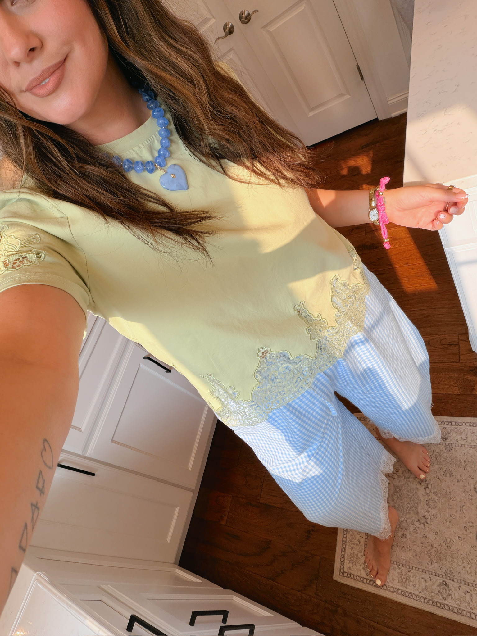 wearing an XL in both pieces 

 #LTKSeasonal #LTKMidsize