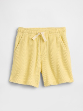 babyGap Pull-On Jacquard Ribbed Shorts | Gap Factory