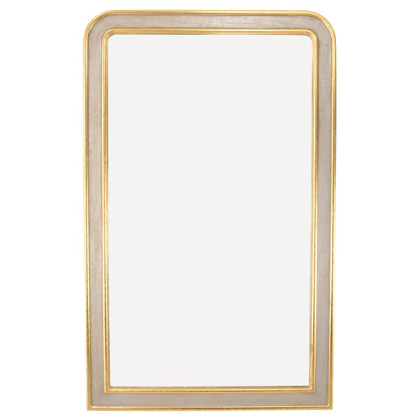 Two Toned Louis Phillippe Wall Mirror | Paynes Gray