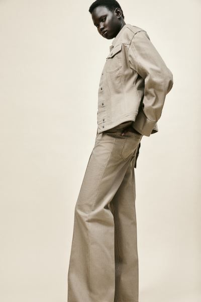 Tapered-waist Twill Jacket | H&M (US + CA)
