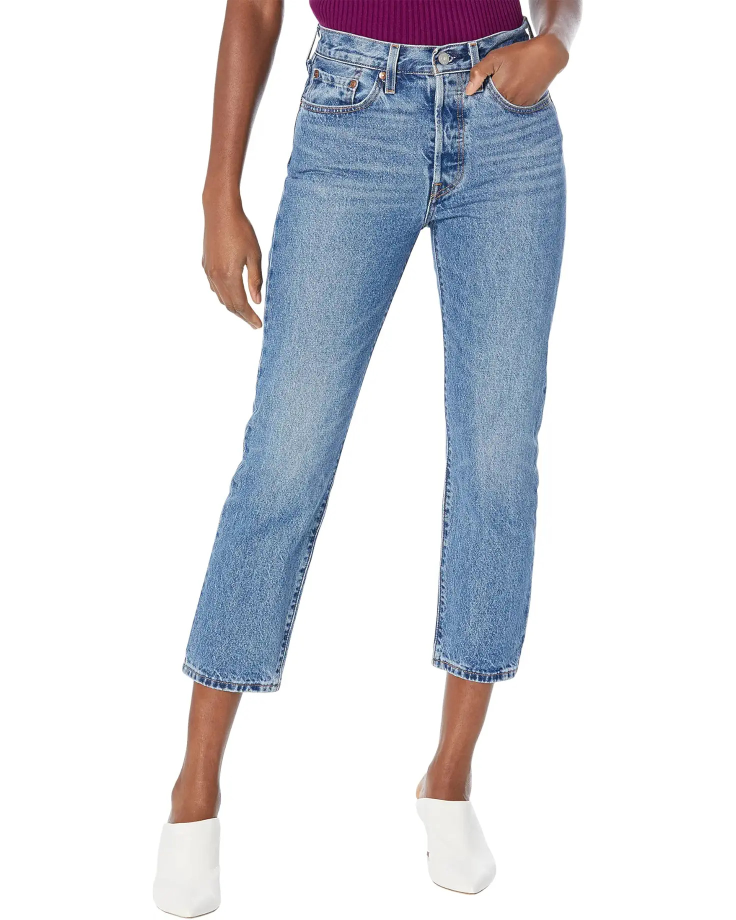 Levi's® Premium Premium 501 Crop | Zappos