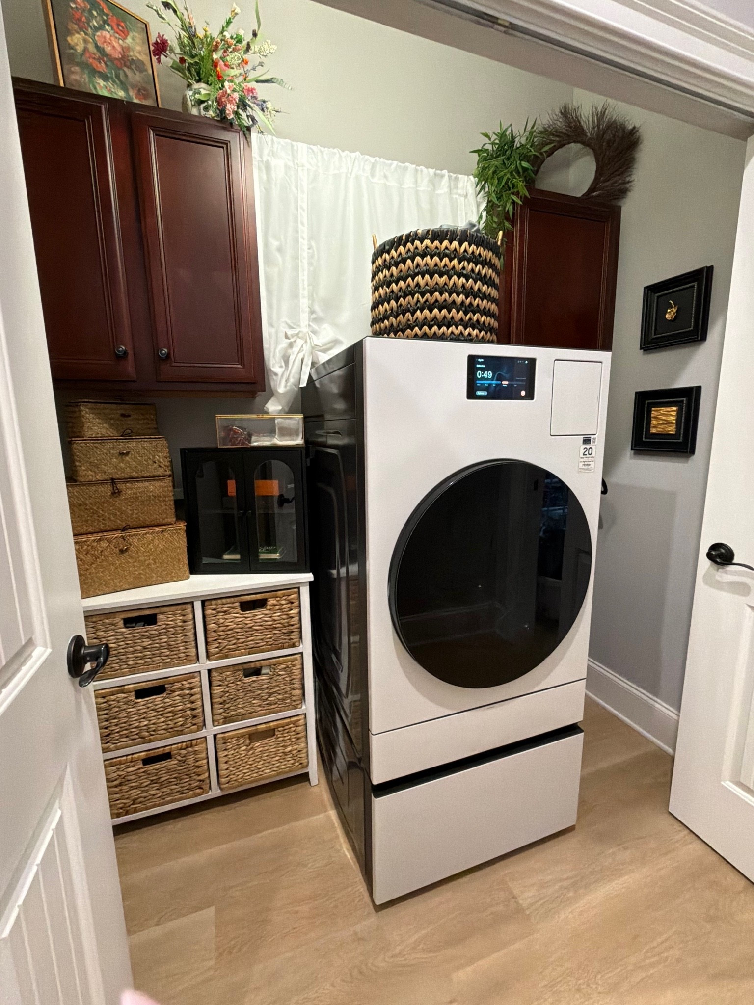 My laundry room has it going on.  Get organized and switch to the washer and dryer all in one, I love it so much.

#LTKHome #LTKdayinmylife