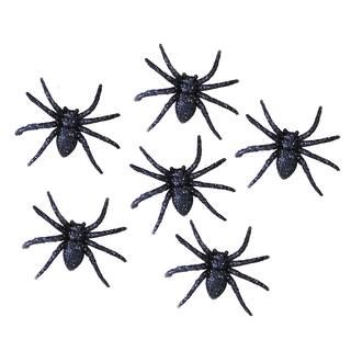 Black Glittery Spiders by Ashland® | Michaels Stores