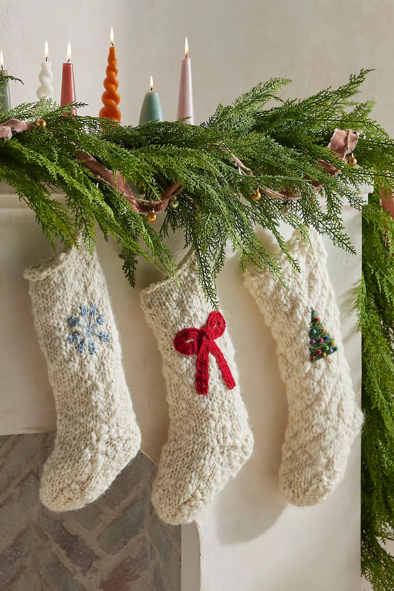 Chunky Knit Holiday Icon Stocking | Terrain