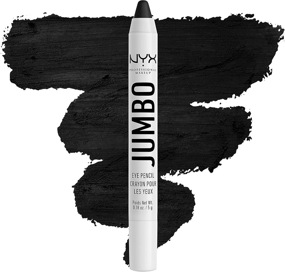 NYX PROFESSIONAL MAKEUP Jumbo Eye Pencil, Eyeshadow & Eyeliner Pencil - Black Bean (Black) | Amazon (CA)