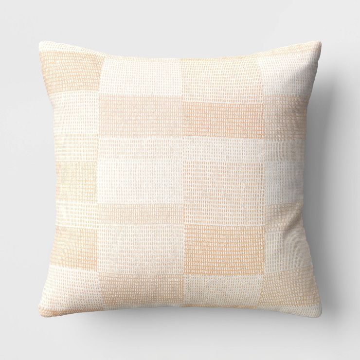 Oversized Woven Linework Square Throw Pillow - Threshold™ | Target