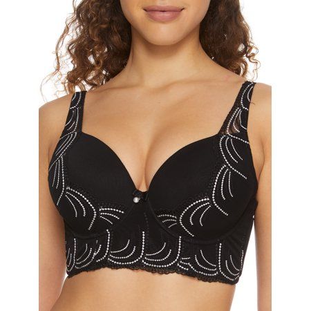 Parfait Womens Pearl Longline Plunge Bra Style-P6091 | Walmart (US)