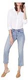 NYDJ Women's Misses Marilyn Straight Ankle Jeans with Diamond LACE Embroidery, Watson, 4 | Amazon (US)