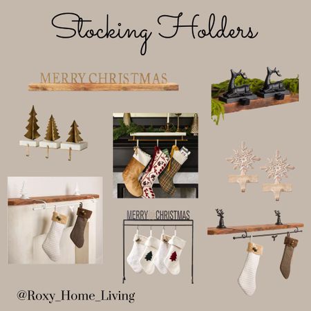 These Christmas stocking holders are all beautiful! 

Christmas stocking, Christmas decor, farmhouse decor, neutral decor, holiday home

#LTKHoliday #LTKhome #LTKSeasonal